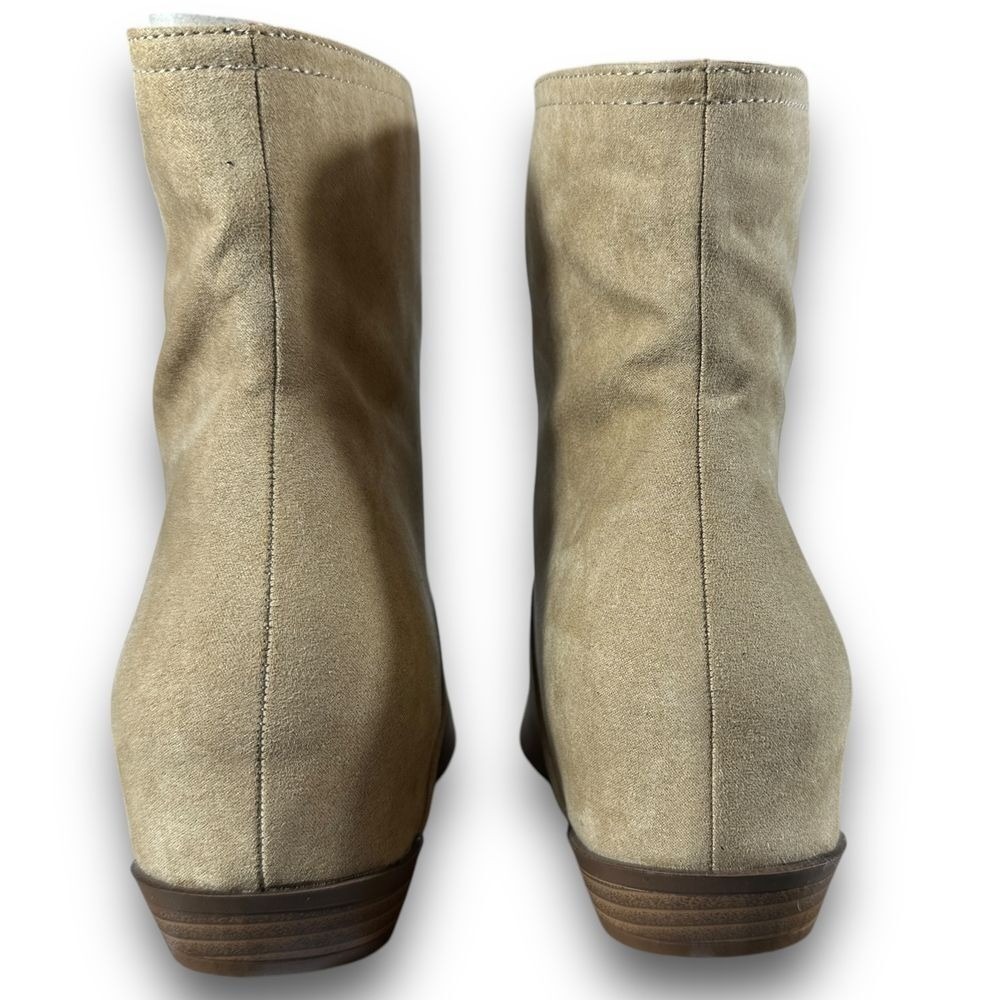 JUSTFAB Tabby tan/sand Western Bootie ankle boots Sz 8 NEW - Picture 5 of 12